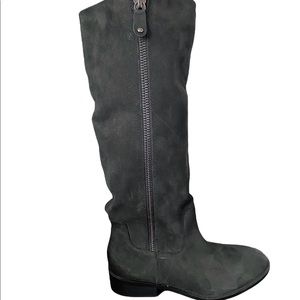 Aldo suede Boots Knee High Black With Zipper Size 7 Women’s